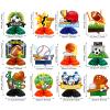 12 Pieces Sports Themed Birthday Party Supplies Sports Centerpieces for Kids 3D Football Soccer Baseball Basketball Softball Honeycomb Centerpieces Ball Party Decoration for Boys Kids view 2