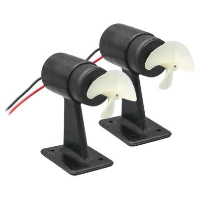 Almencla RC Jet Boat Underwater Thruster Motor Engine Anti Rust Propeller Motor for RC Ship Fishing Boat Nest Boat Accessories, CW CCW