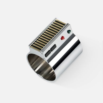 CUSTOM SABER Light Saber Accessories Metal Hilt Parts Control Button Box for Luke Saber, Hilt Decoration, DIY Accessories to Build Custom Hilt