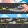 Crelloci Aircraft Carrier Military Naval Ship with Pull Back Army Fighter Jet Toy Small Scale Model Plane Submarine Kids' Play Vehicle Set for Boy Girl Children view 4
