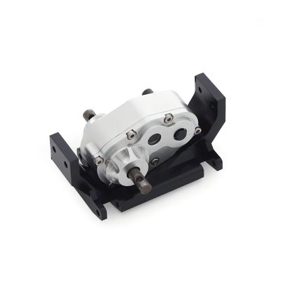 Transfer Case, 72mm Metal Transfer Gearbox Case with Skid Plate for 1/10 RC Crawler RC4WD Gelande II FJ40 G2 D110 DefenderTF2