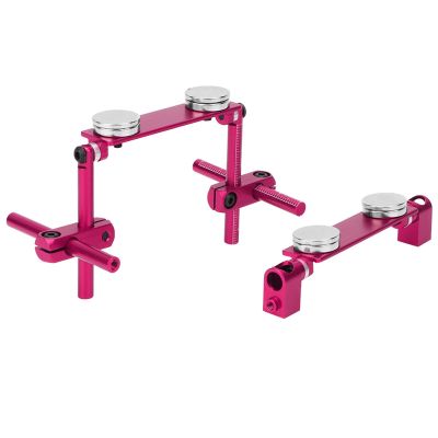 plplaaoo Rc Magnetic Body Mounts, Invisible Body Post Mount,Magnetic Body Shell Mount.Aluminum Magnetic Stealth Invisible Body Shell Mount Kit for 1/10 RC Racing Car (Pink), rc Drift Body rc magne