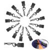 AllinRC 50PCS RC Clips RC Body Clips with Pull Tabs for All 1/16 1/18 Traxxas Axial Redcat Tamiya Team Associated RC Car Shell (Black) view 1