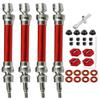 RCMYou Drive Shaft CVD Axles for 1/10 Big Rock V3 3S BLX 4x4 4WD,4Pcs RC Upgrades Parts,Front Rear Driveshafts for New Big Rock V3,RC Car Model #ARA4312V3,Red (More Power) view 1