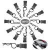 50pcs FriHobby RC Body Clips with Pull Tabs RC Pins Compatible with Slash Arrma Axial SCX10 Redcat Losi Tamiya HPI HSP Himoto 1/8 1/10 1/12 1/14 RC Car (Black) view 1