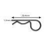 50pcs FriHobby RC Body Clips with Pull Tabs RC Pins Compatible with Slash Arrma Axial SCX10 Redcat Losi Tamiya HPI HSP Himoto 1/8 1/10 1/12 1/14 RC Car (Black) view 2