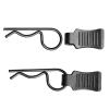 50pcs FriHobby RC Body Clips with Pull Tabs RC Pins Compatible with Slash Arrma Axial SCX10 Redcat Losi Tamiya HPI HSP Himoto 1/8 1/10 1/12 1/14 RC Car (Black) view 3