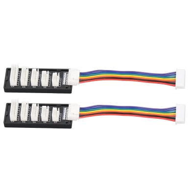 RiToEasysports 2Pcs Balance Charging Board, Plastic 2S6S Adapter Balance Charging Expansion Board Adapter Converter for B6 B6Ac A6 Smart Charger Modeling Accessory