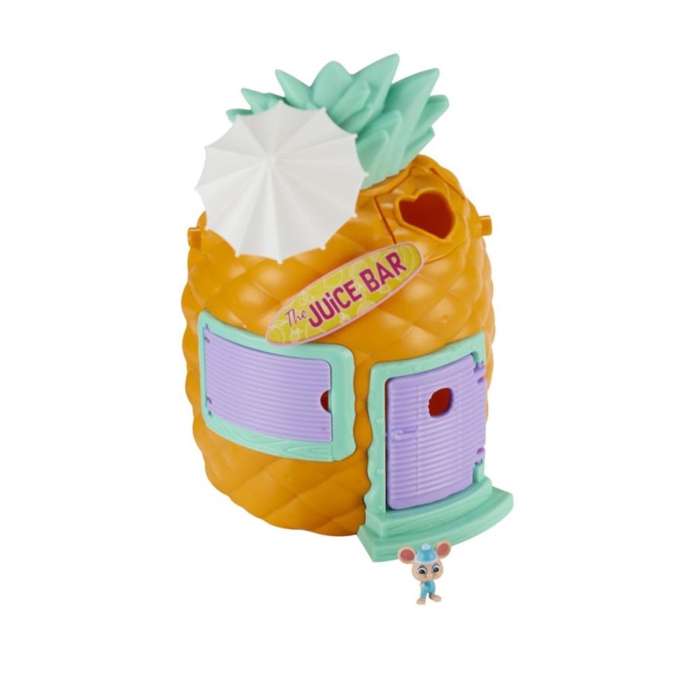 Character Options 07395 Millie & Friends Mouse in The House Pineapple Juice Bar Playset, Collectable Toys, Imaginative Play, Gift for 3-7 Year Old, Multi-Color
