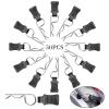 50pcs FriHobby RC Car Clips with Pull Tabs Compatiable with 1/8 1/10 1/12 1/14 Traxxas Arrma Axial SCX10 Redcat Losi Tamiya HPI HSP Himoto Body Clips (Silver) view 1