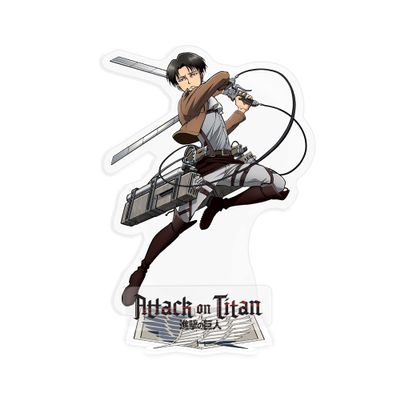 ABYSTYLE Attack on Titan Levi 4" Acryl Acrylic Stand Model Figure Anime Manga Desktop Accessories Merch Gift