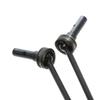Front/Rear Driveshaft Harden #45 Steel Drive Shaft 9550 for 1/8 Traxxas Sledge 4WD Monster Truck 95076-4 Upgarde Parts (Black) view 3