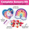 Creativity for Kids Pom Pom Pictures: Magical - Rainbow and Unicorn Sensory Toy Boards (8" x 8"), Preschool and Toddler Crafts, Unicorn Gifts (Ages 3+) view 3