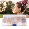 Dreadlocks Beads Set Alloy Hair Braiding Beads Hair Extensions Hair Coils Pendant Rings Jewelry Decorations for Cosplay Events Party view 2