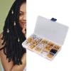 Dreadlocks Beads Set Alloy Hair Braiding Beads Hair Extensions Hair Coils Pendant Rings Jewelry Decorations for Cosplay Events Party view 4