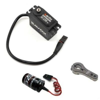 Savox SC-1258TG Black Edition Titanium Gear Servo W/Glitch Buster Black Horn 1258 Includes CHICAGOLAND RC Coupon
