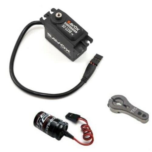 Savox SC-1258TG Black Edition Titanium Gear Servo W/Glitch Buster Black Horn 1258 Includes CHICAGOLAND RC Coupon