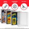 EVORETRO Action Figure Display Case Protector Compatible with Star Wars, Marvel Legends & GI Joe (Carded) 3.75'' Figurine 6/9, 44MM Depth view 2
