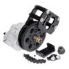 Metal D90 Single Speed Transmission Gearbox with Clockable Motor for 1/10 RC Crawler RC4WD Gelande II FJ40 G2 D110 DefenderTF2 (Single Speed Transmission) view 1