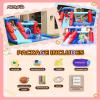 AirMyFun Bounce House,Bouncy Castle with Ball Pit,Inflatable Kids Double Slide with Air Blower, Castle Bouncer for Children Jumping Outdoor and Indoor Party view 3