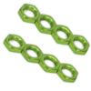 8 pcs Aluminum RC Wheel Nuts 17mm Thread 1.0mm for ARRMA HSP AXIAL FS HIMOTO Redcat Upgraded Hop-Up Parts (Green) view 4