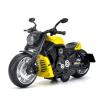 CYYSFIVQZ Toy Motorcycle,Pull Back Motorcycle Toy with Sounds and Lights,1:12 Alloy Motorcycle Model for Boys,Pull Back Motorcycle Toys Gift for Boy Girl (Yellow) view 1