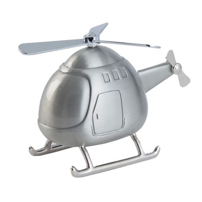 COHEALI Metal Money Saving Bank Coin Bank Helicopter Kids Piggy Bank Piggy Bank for Boys Piggy Bank for Adults Coin Box Money Collection Helicopter Bank