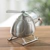 COHEALI Metal Money Saving Bank Coin Bank Helicopter Kids Piggy Bank Piggy Bank for Boys Piggy Bank for Adults Coin Box Money Collection Helicopter Bank view 2