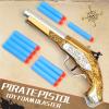 Toy Pirate Foam Blaster for Kids with Soft Foam Darts 20pcs Themed Pirate Buccaneer Costume Accessory for Boys 3 Years Old and Up view 2