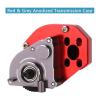 INJORA 16g Complete Transmission Gearbox with Steel 0.3 Mod Transmission Gear for Axial SCX24 Deadbolt C10 JLU Gladiator Bronco 1/24 RC Crawler Car Upgrade(Red) view 3