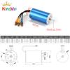 KingVal Replacement 2445 3600KV Sensorless Brushless Motor Shaft Diameter 2.3mm Compatible with 1/16 RC Car view 2