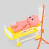 Zerodeko Medical Bed Toys with Miniature Hospital Bed and Infusion Bottle Set for Kids Pretend Play and Educational Role Play in Home and Classroom view 2