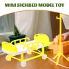 Zerodeko Medical Bed Toys with Miniature Hospital Bed and Infusion Bottle Set for Kids Pretend Play and Educational Role Play in Home and Classroom view 4