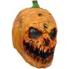 YQkoop Halloween Pumpkin Mask Creepy Pumpkin Head Mask Novelty Scary Halloween Costume Party Props view 4
