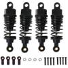 Aluminum RC Shocks Absorbers Damper for Tamiya TT01 Mf-01x 1/10 RC Car Upgrades Parts 4 pcs/set(Black) view 1