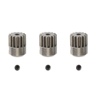 MiTASQ 3Pcs Metal Motor Gear Pinion Gear 14T for HAIBOXING HBX 16889 16889A 16890 16890A SG1601 SG1602 RC Car Spare Parts ( Color : As Shown )