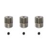 MiTASQ 3Pcs Metal Motor Gear Pinion Gear 14T for HAIBOXING HBX 16889 16889A 16890 16890A SG1601 SG1602 RC Car Spare Parts ( Color : As Shown ) view 2