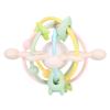AULEGE Baby Teething Toy for Babies 3-12 Months, Silicone Baby Teether Toys with Rattle, Rattle Sensory Teether Toy, Baby Chew Toys for Teething Relief, BPA Free, Milk White view 1