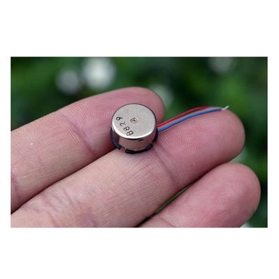 Pangyoo PYouo-DC Motor Miniature Flat Vibration Motor 1160 DC Motor 3V-6V Button Type Vibration Motor Toy Modle Smart Watch DIY Hobby Motor