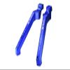 Aluminum 7075-T6 Rear Chassis Brace For Traxxas 1/8 4WD Sledge Monster Truck 95076-4 - 2Pc Set Blue view 1