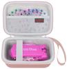 Elonbo Carrying Case for Blinger Deluxe Glam Collection,Refill Gems, Bedazzler Kit with Rhinestones, Hair Gems or Jewels, Glam Styling Tool Organizer Holder, Rose gold(CASE ONLY,Device not Included) view 1