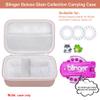 Elonbo Carrying Case for Blinger Deluxe Glam Collection,Refill Gems, Bedazzler Kit with Rhinestones, Hair Gems or Jewels, Glam Styling Tool Organizer Holder, Rose gold(CASE ONLY,Device not Included) view 2