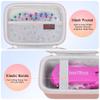 Elonbo Carrying Case for Blinger Deluxe Glam Collection,Refill Gems, Bedazzler Kit with Rhinestones, Hair Gems or Jewels, Glam Styling Tool Organizer Holder, Rose gold(CASE ONLY,Device not Included) view 3