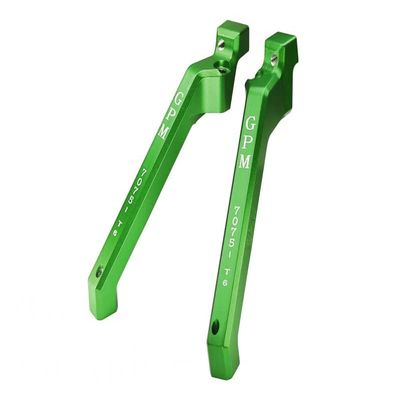 Aluminum 7075-T6 Rear Chassis Brace For Traxxas 1/8 4WD Sledge Monster Truck 95076-4 - 2Pc Set Green