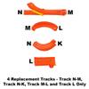 Hot Wheels Ultimate Garage Vehicle Playset - FTB69 Replacement Parts Bag Includes Track N-M, N-K, M-L and L view 2