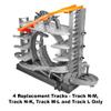 Hot Wheels Ultimate Garage Vehicle Playset - FTB69 Replacement Parts Bag Includes Track N-M, N-K, M-L and L view 4