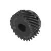 HARFINGTON Helical Bevel Gear with Key Slot 10mm Aperture 24T 1 Mod Hardened 45# Steel Spur Diff Differential Motor Spiral Bevel Gear RC Replacement Parts, Right Direction view 4