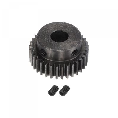 uxcell 1Mod 33T Pinion Gear 10mm Bore Hardened Steel Motor Rack Spur Gear with Step for RC Car Truck Buggy Gear Drive