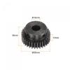 uxcell 1Mod 33T Pinion Gear 10mm Bore Hardened Steel Motor Rack Spur Gear with Step for RC Car Truck Buggy Gear Drive view 2