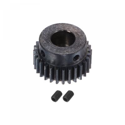 uxcell 1Mod 28T Pinion Gear 12mm Bore Hardened Steel Motor Rack Spur Gear with Step for RC Car Truck Buggy Gear Drive